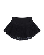 메탈 리벳 레이스 스커트