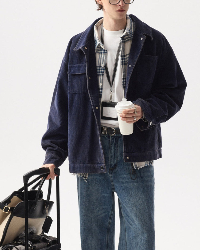 세탁된 작업용 재킷