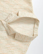 V-Neck Striped Short-Sleeve Shirt