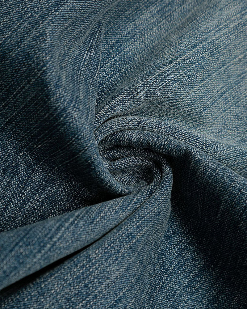 レトロなオールマッチデニムショートパンツ