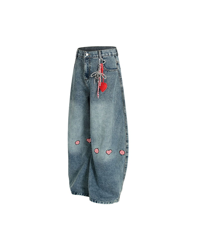 かわいいガーリージーンズ