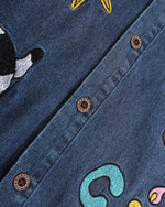 レトロな漫画の半袖シャツ