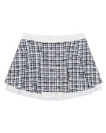 Plaid simple skirt