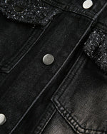 カジュアルなウォッシュデニムジャケット