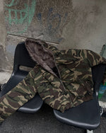 迷彩フード付きジャケット