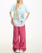 シェル刺繍の半袖