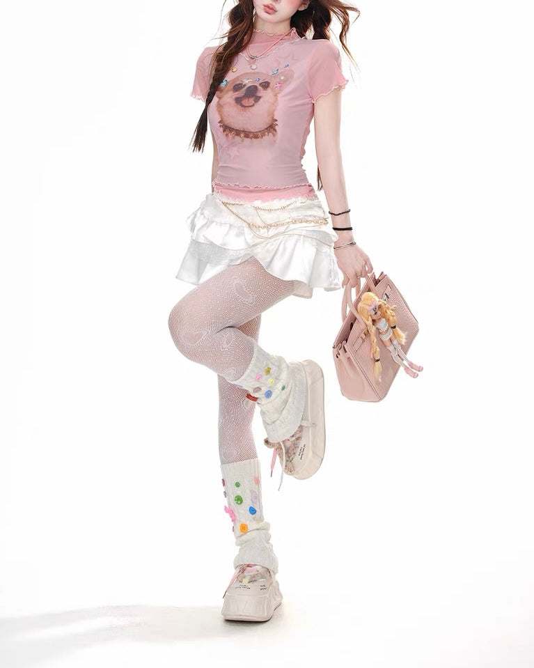 シンプルで可愛い半袖