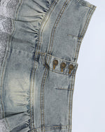 심플한 데님 스커트