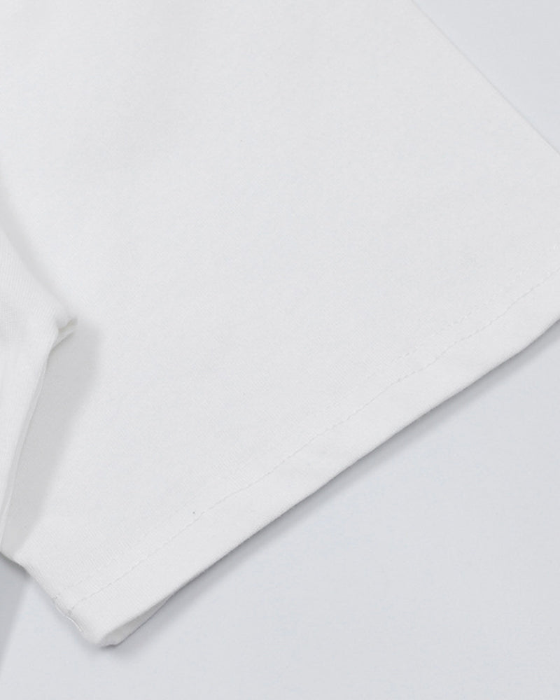 漫画のゆったりとした半袖