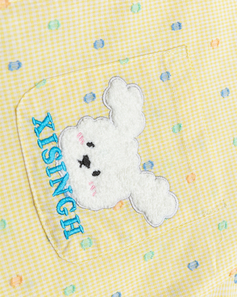 かわいいカラフルな半袖シャツ