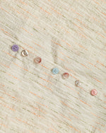 V-Neck Striped Short-Sleeve Shirt