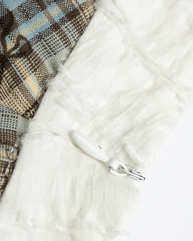Plaid simple skirt