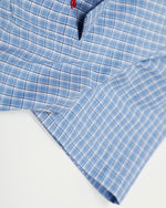 レトロチェック柄半袖シャツ