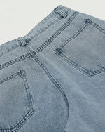 Loose washed jeans