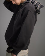 Casual fake two piece sweatshirt