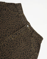 ヴィンテージ ルーズ レオパード ショートパンツ