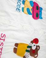 かわいい漫画の半袖シャツ