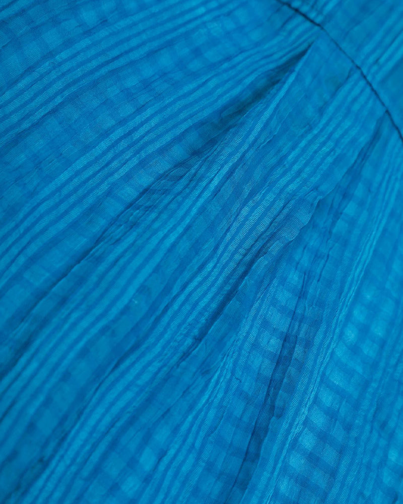 シンプルなゆったりチェックシャツ