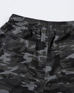 Vintage Multi-Pocket Camouflage Shorts