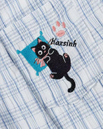 Plaid Short-Sleeve Hooded Shirt