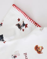 Fun pattern short sleeves
