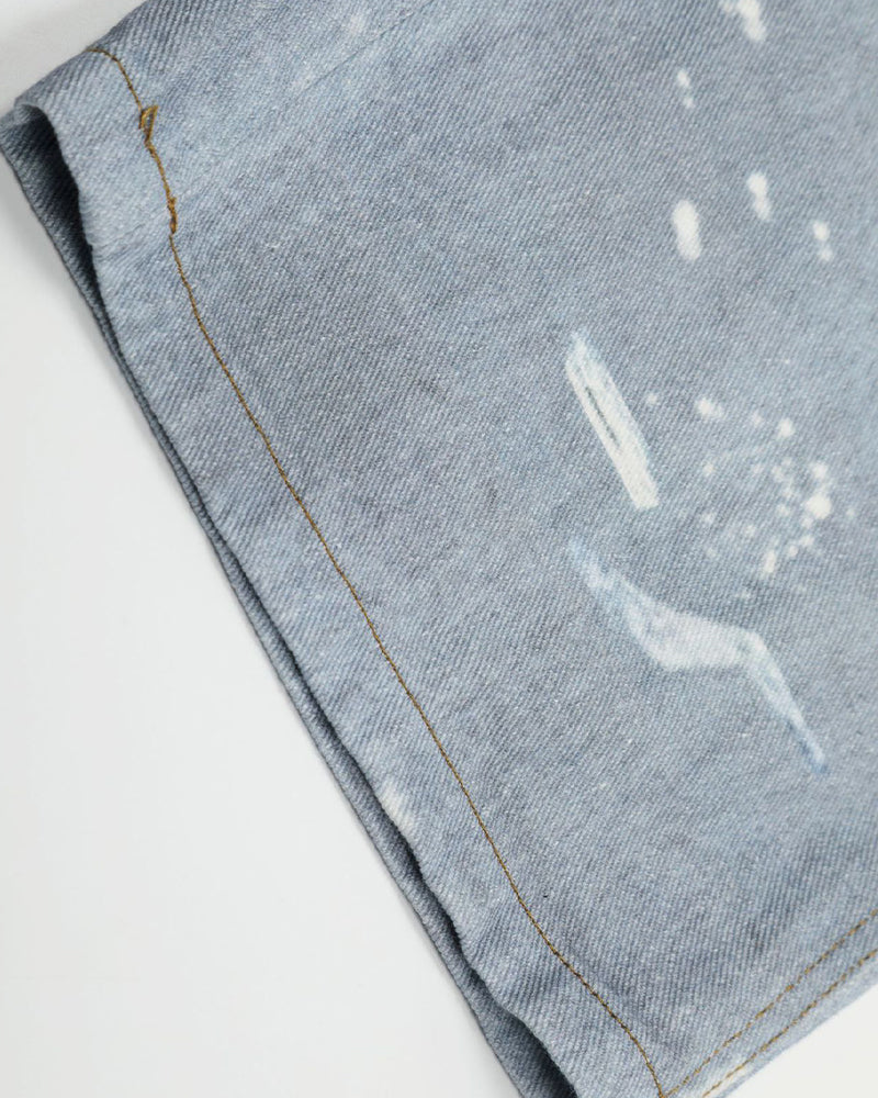 귀엽고 심플한 데님 팬츠