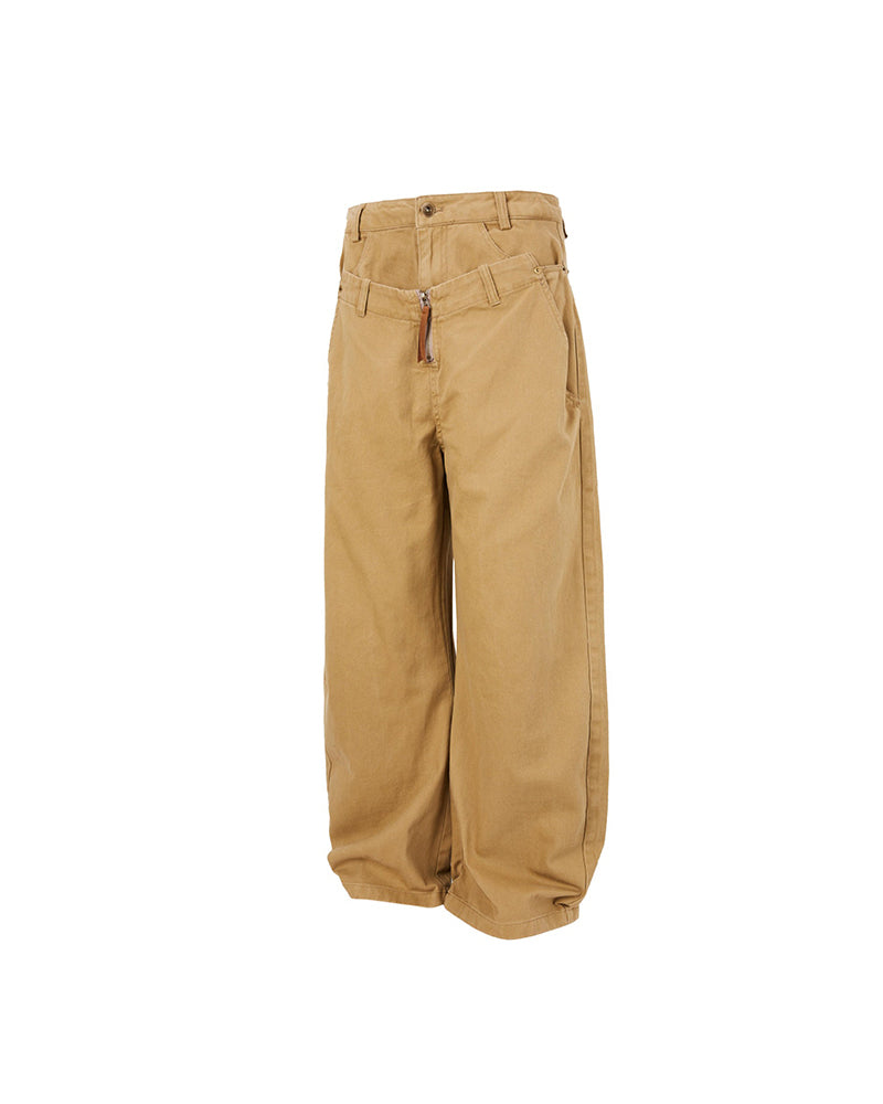 레트로 심플 스트레이트 오버올