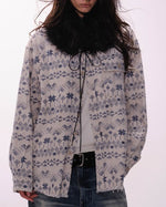 ウォッシュ加工の長袖シャツ