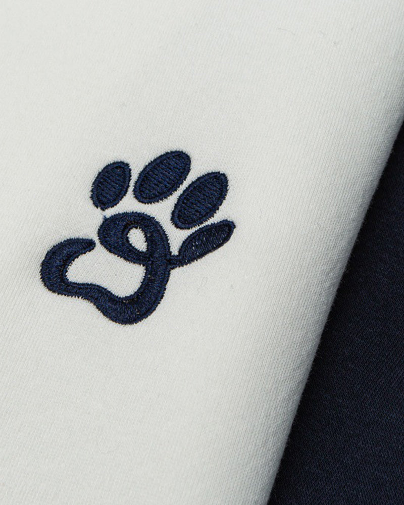 刺繍入りのコントラストのあるカジュアルベースボールジャケット