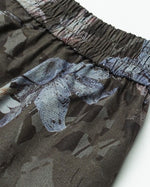 Floral camouflage shorts