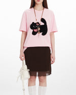 Rabbit crew neck short sleeves