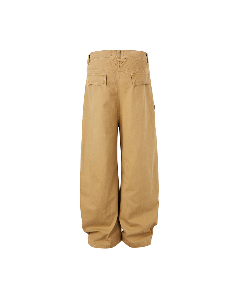 레트로 심플 스트레이트 오버올