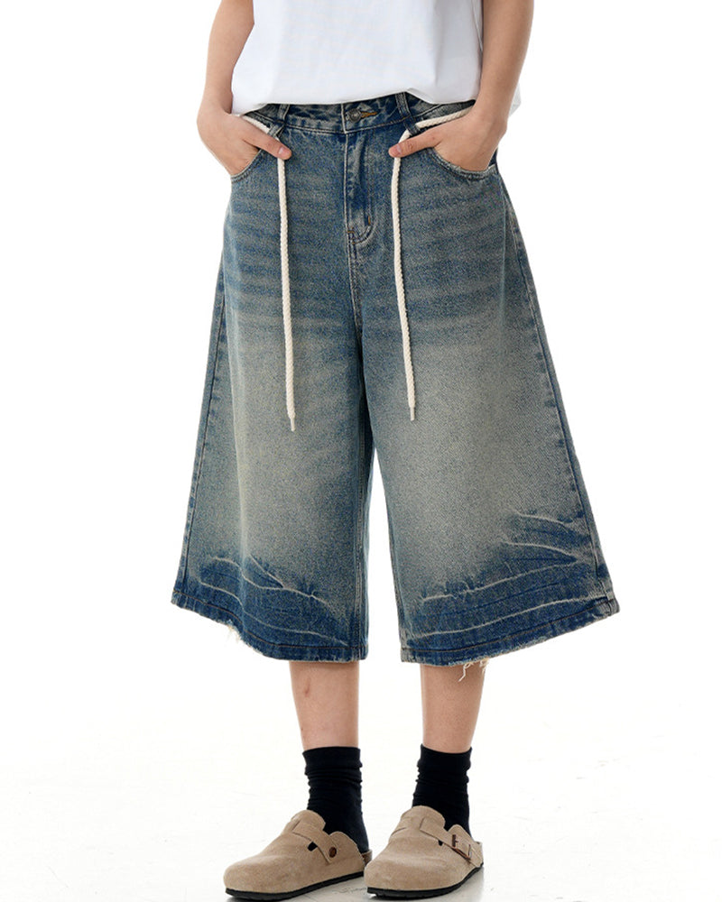 万能ワイドレッグジーンズ