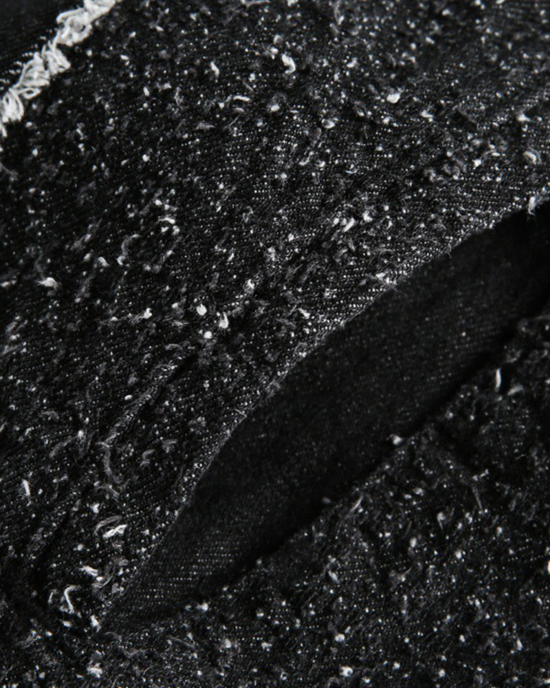 カジュアルなウォッシュデニムジャケット