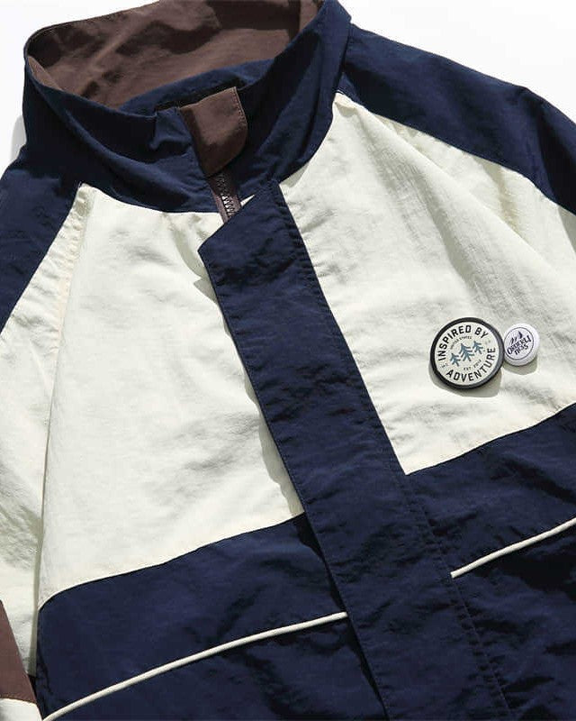 コントラストカラージャケット