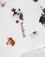 Fun pattern short sleeves