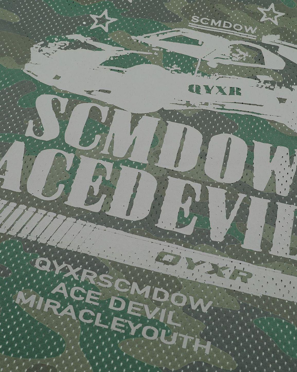 Retro pattern loose short sleeves