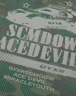 Retro pattern loose short sleeves