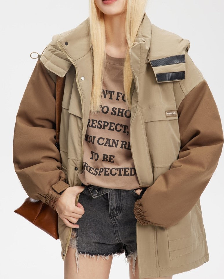 ヴィンテージのゆったりとしたコットンジャケット