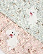 Short-sleeve plaid shirt