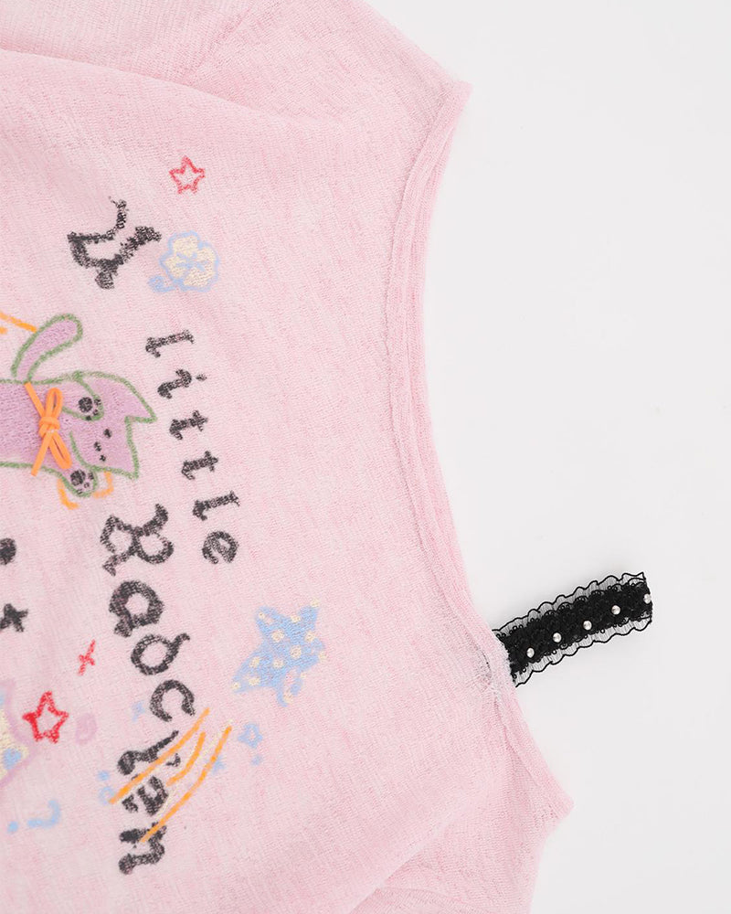 귀여운 레터 반팔