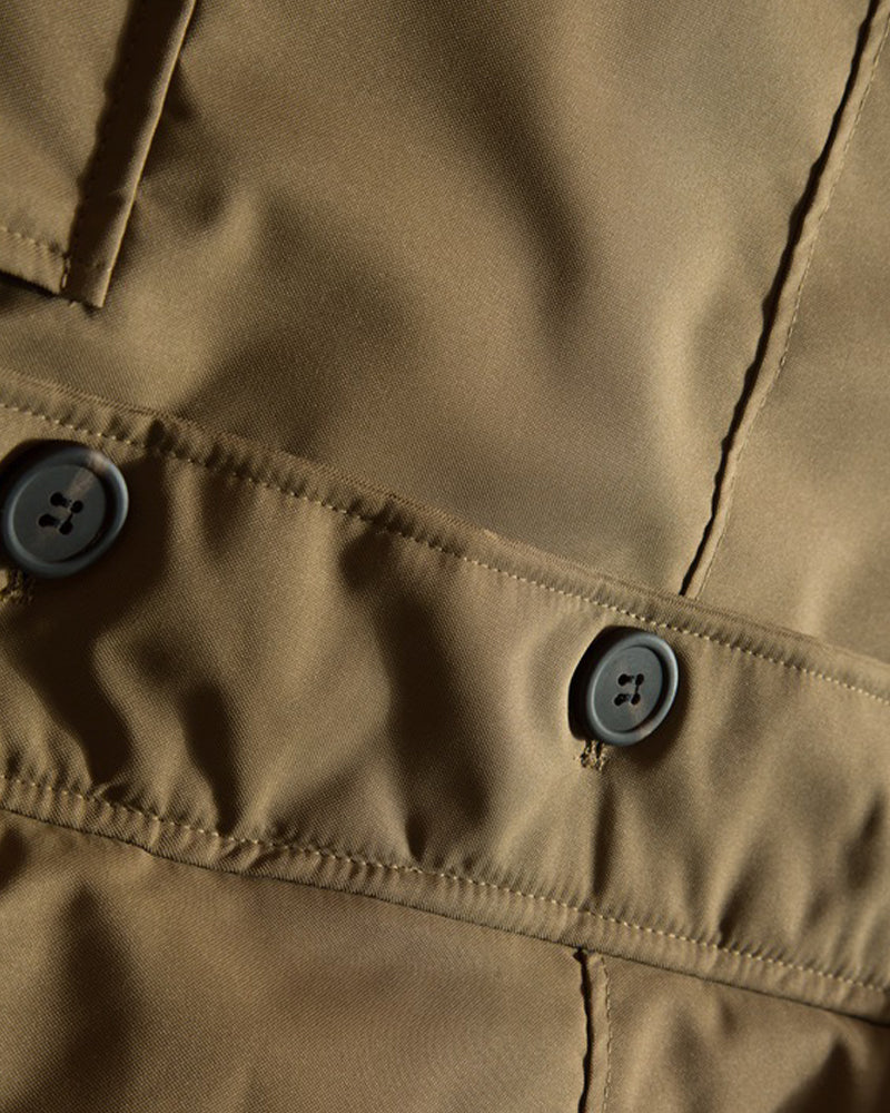 カラーブロックラペルワークジャケット