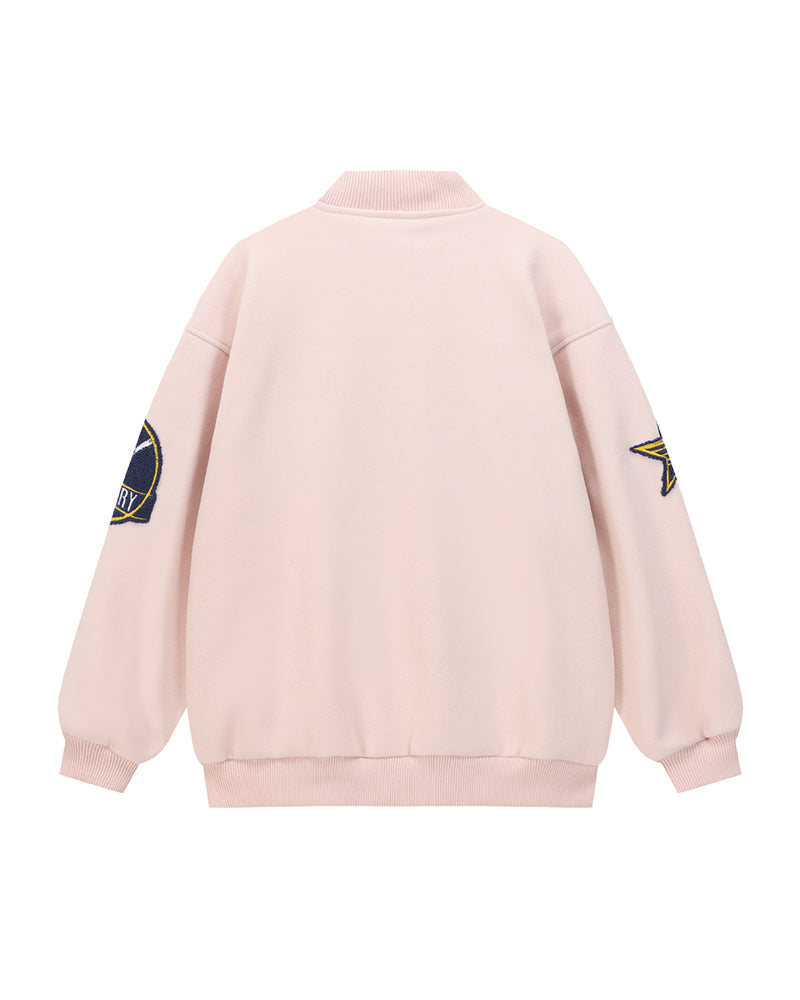 刺繍入りスポーツベースボールジャケット