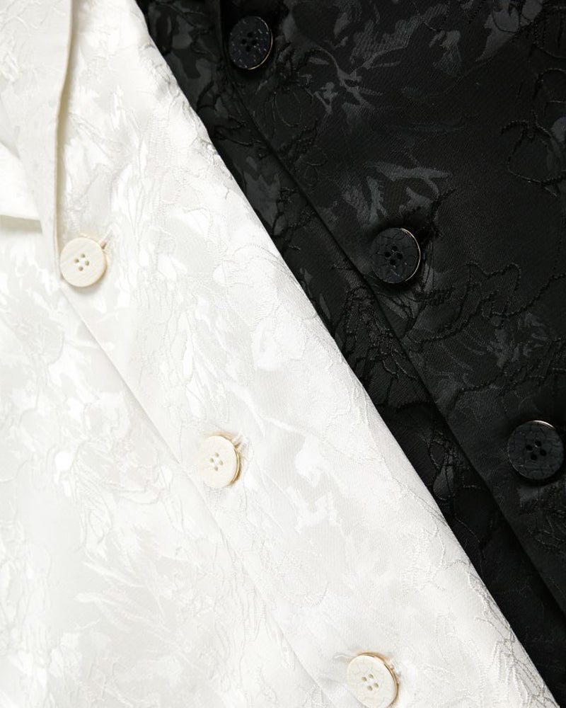 ダークジャカードスーツジャケット