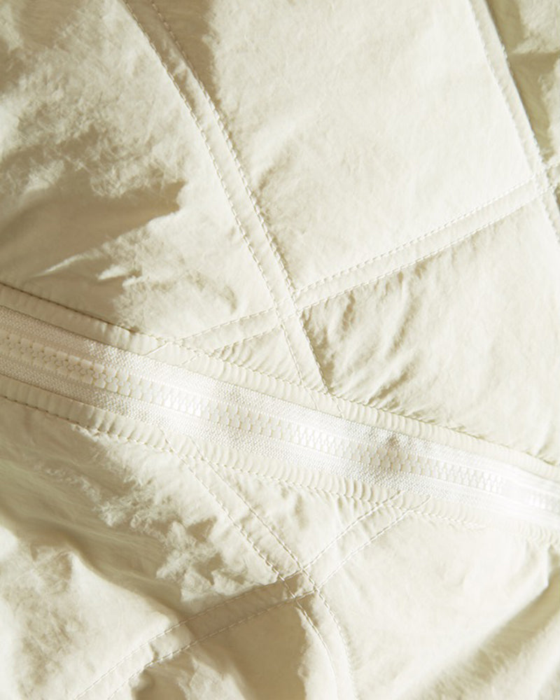 ダイヤモンドチェックの暖かいコットンジャケット