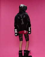 Striped knitted sweater