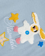 Cartoon fake two-piece sweatshirt