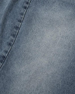 カジュアルなステッチストレートショートパンツ