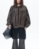 シンプルなゆったりコート