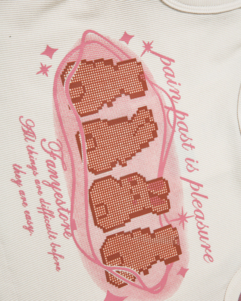 フェイクツーピースのかわいいベスト